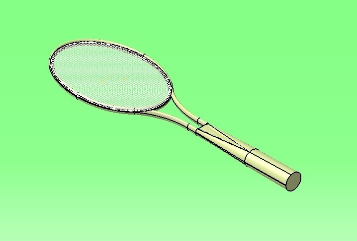 طراحی دسته تنیس