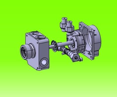 طراحی پمپ روغن با کتیا