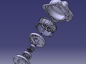 طراحی پمپ روغن با کتیا