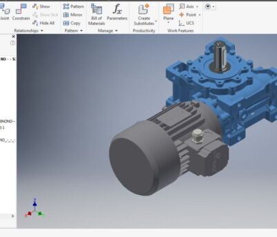 طراحی ٰموتور الکتریکی و گیربکس