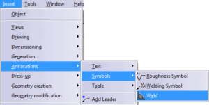 ترسیم شکل هندسی جوش