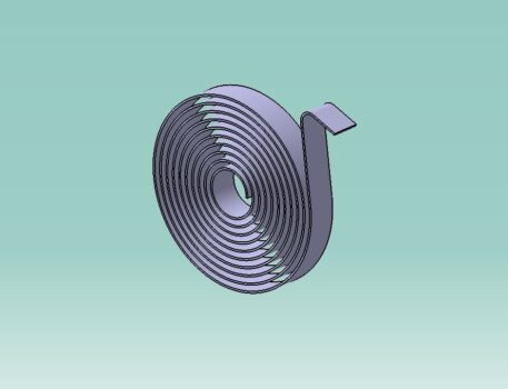 طراحی فنر مارپیچی با کتیا