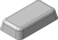 Drafted Filleted Pad in catia