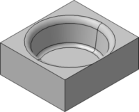 استفاده از دستور Drafted Filleted Pocket