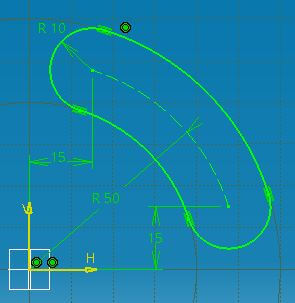 رنگ سبز در نرم افزار کتیا
