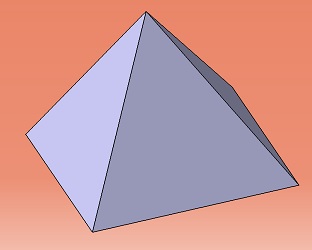 طراحی هرم در کتیا