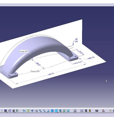 آموزش طراحی 3بعدی در کتیا از روی نقشه 2بعدی