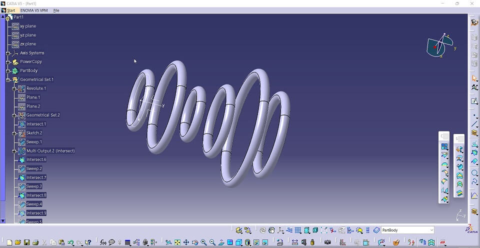 power copy در کتیا