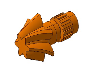 آموزش چرخ دنده مارپیچی یا HELICAL GEAR در کتیا